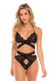 Cut Out Galloon Lace Bra Set