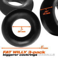 Fat Willy 3-Pack Jumbo C-Rings