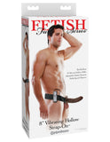 Fetish Fantasy Series 8-Inch Vibrating Hollow Strap-on