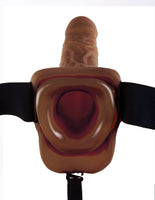 Fetish Fantasy Series 9-Inch Hollow Strap-on With Balls - Brown