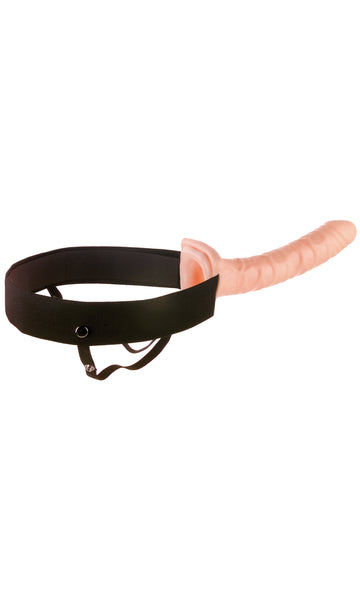 Fetish Fantasy Series 10" Hollow Strap-on - Flesh