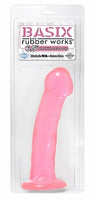 Basix Rubber Works - 6.5 Inch Dong With Suction Cup