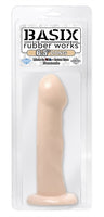 Basix Rubber Works - 6.5 Inch Dong With Suction Cup