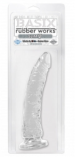 Basix Rubber Works - Slim 7 Inch With Suction Cup
