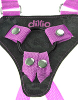 Dillio Pink - 7" Strap-on Suspender Harness Set