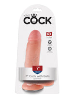 King Cock 7-Inch Cock With Balls