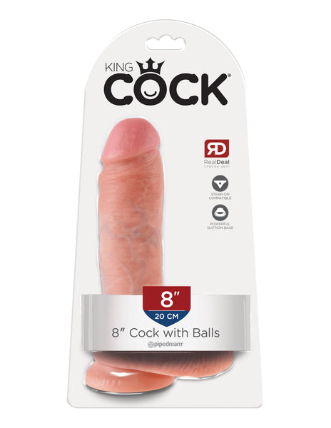 King Cock 8-Inch Cock With Balls