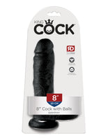 King Cock 8-Inch Cock With Balls