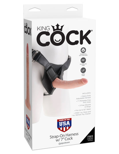 King Cock Strap on Harness With Inch Cock.