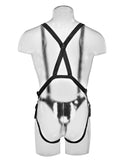 King Cock 10" Hollow Strap-on Suspender System -  Flesh