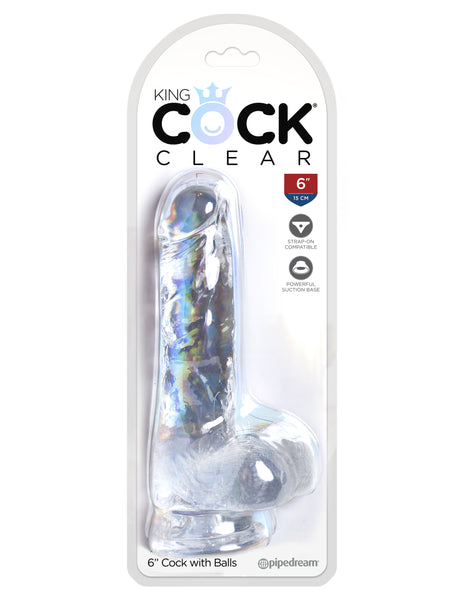 King Cock Clear Cock With Balls