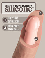 King Cock Elite 8 Inch Dual Density Silicone Cock