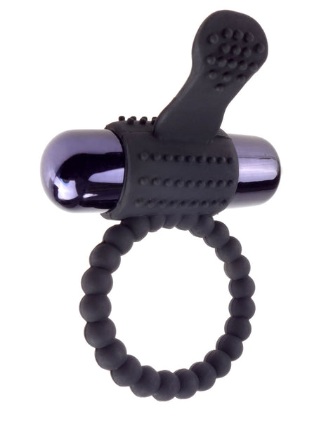 Fantasy C-Ringz Vibrating Silicone Super Ring  Black