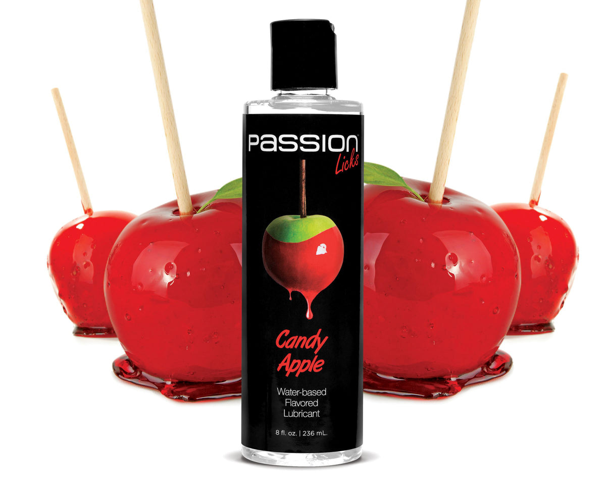Passion Licks Candy Apple Water Based Flavored Lubricant - 8 Fl Oz - 236 ml