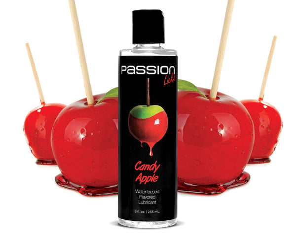 Passion Licks Candy Apple Water Based Flavored Lubricant - 8 Fl Oz - 236 ml