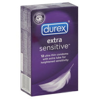 Durex Extra Sensitive Condoms Lubricated - 12 Pack