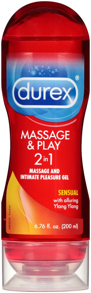 Durex Massage & Play 2 in 1 Sensual Ylang Ylang - 6.76 Fl. Oz. - 200 ml