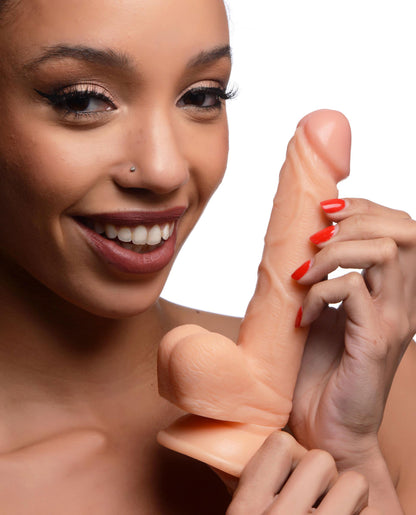 Pop Pecker Inch Dildo With Balls