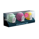 3 Pc Set  Masturbator Egg - Riffle - Bubble - Fierce