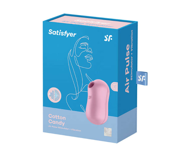 Satisfyer Cotton Candy - Air Pulse Stimulator Plus Vibrator - Lilac