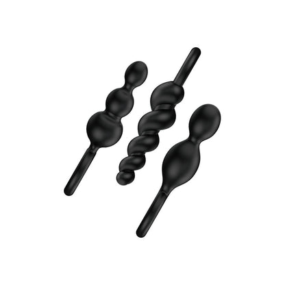 Satisfyer Plugs Set of 3 - Black