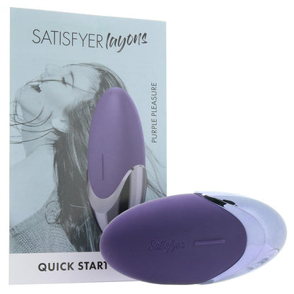 Satisfyer Layons Purple Pleasure 15-Function Rechargebale Silicone Stimulator