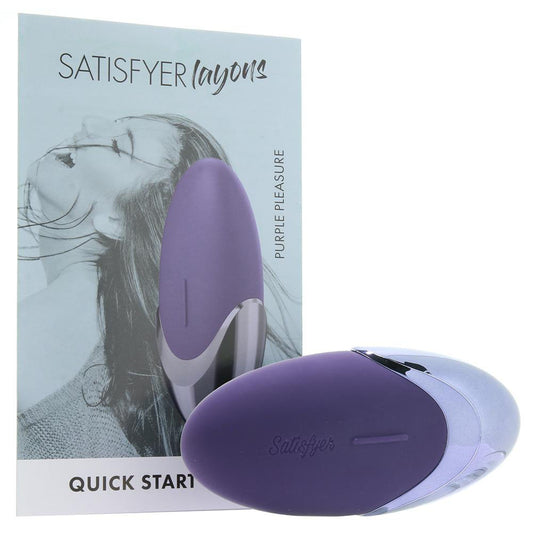 Satisfyer Layons Purple Pleasure 15-Function Rechargebale Silicone Stimulator