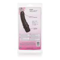 Black Velvet 6.25 Inches Veined Dong