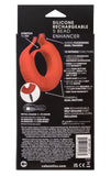 Silicone Rechargeable Taurus Enhancer - Red