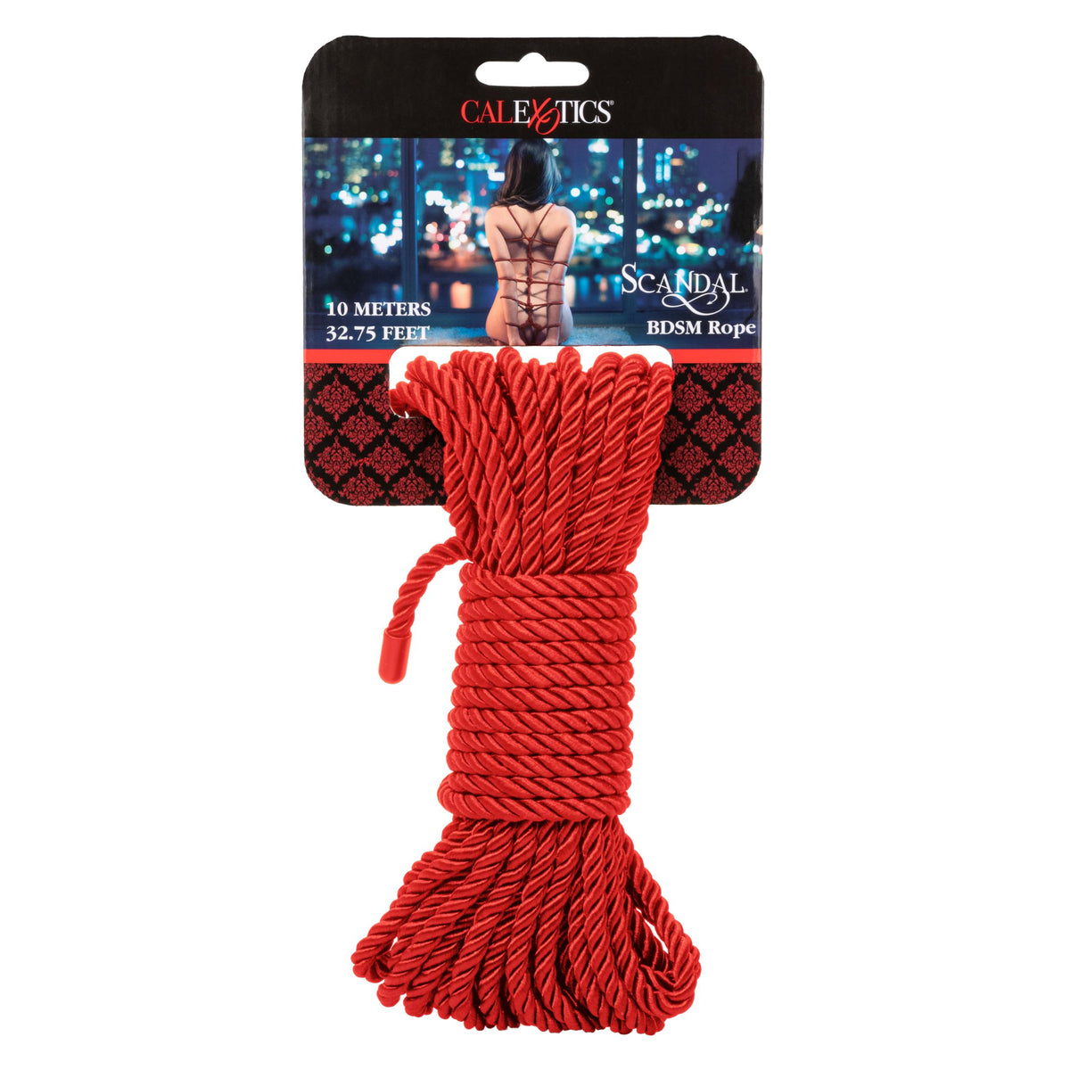 Scandal BDSM Rope 32.75ft- 10m - Red