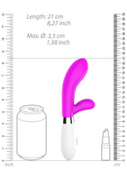 Achilles - Ultra Soft Silicone - 10 Speeds - Fuchsia