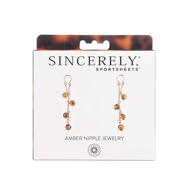 Sincerely Amber Nipple Jewelry