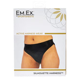 Em. Ex. Active Harness Wear Crotchless Silhouette - Black -