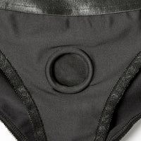 Em. Ex. Active Harness Wear Crotchless Silhouette - Black -