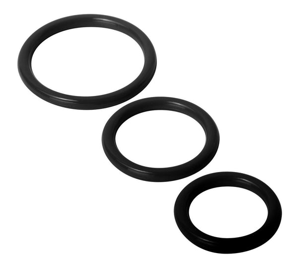 Trinity Silicone Cock Rings.