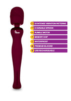 Sultry - Ruby - Intense Handheld Wand Massager