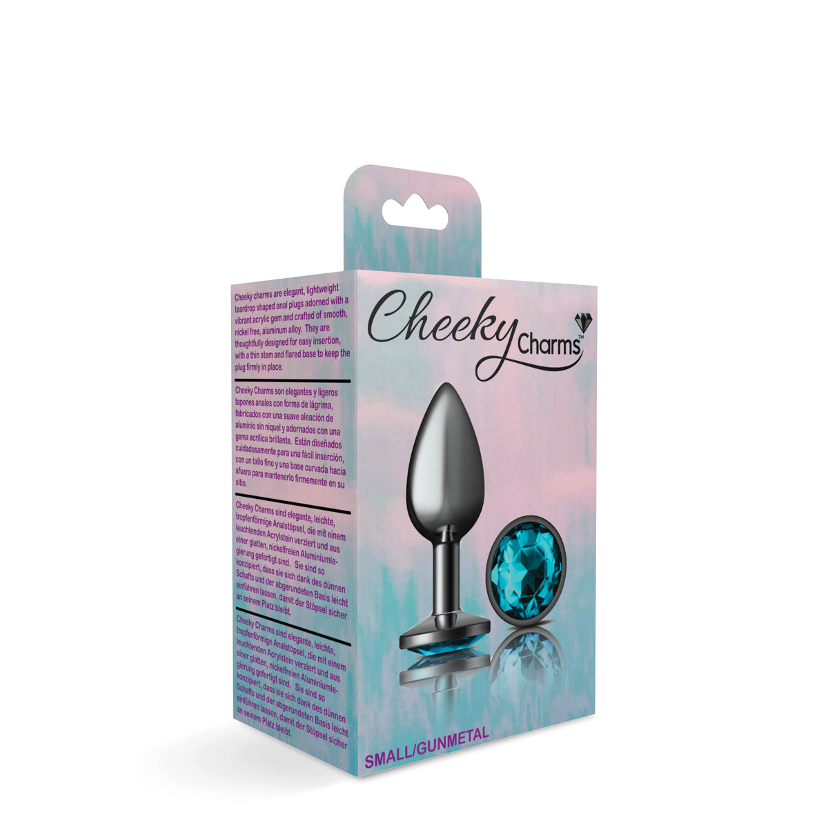 Cheeky Charms - Gunmetal Metal Butt Plug