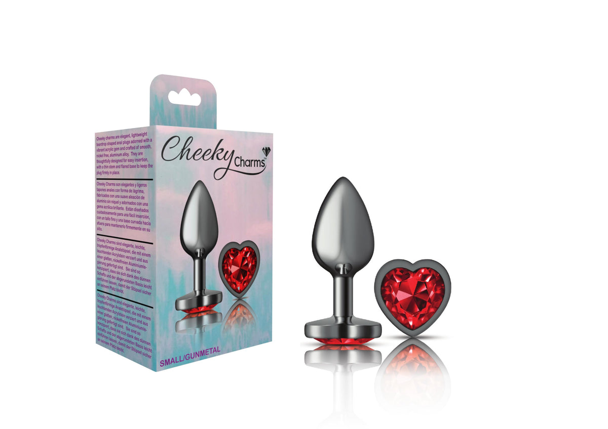 Cheeky Charms - Gunmetal Metal Butt Plug