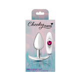 Cheeky Charms - Silver Metal Butt Plug Kit