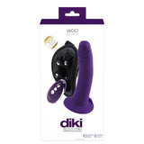 Diki Rechargeable Vibrating Dildo With Harness