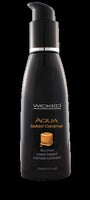 Aqua Salted Caramel Flavored Water-Based Intimate Lubricant 2 Oz.