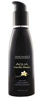 Aqua Vanilla Bean Water-Based Lubricant - 4 Oz.