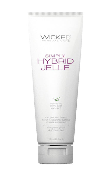 Simply Hybrid Jelle Fragrance Free Lube 4oz 120ml