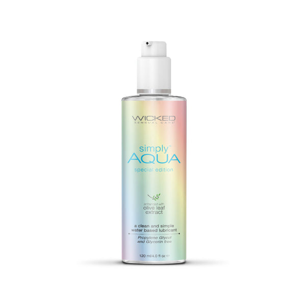 Simply Aqua Water Based Lubricant - 4 Fl Oz- 120ml Special Edition