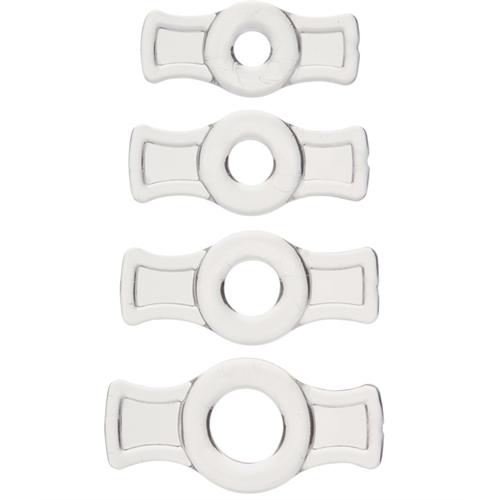 Titanmen Tools Cock Ring Set - Clear