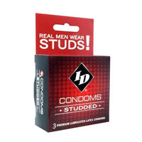 ID Studded Condoms - 3 Pack