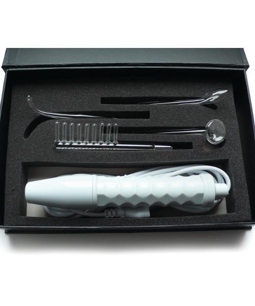 Neon Wand Electrosex Kit - White Handle Electrode