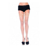 Stay Up Lace Top Sheer Thigh Highs - One Size.