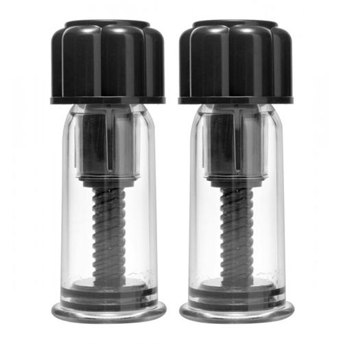 Maxxx Powerful Nipple Suckers - Black