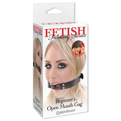 Fetish Fantasy Series Beginners Open  Mouth Gag - Black